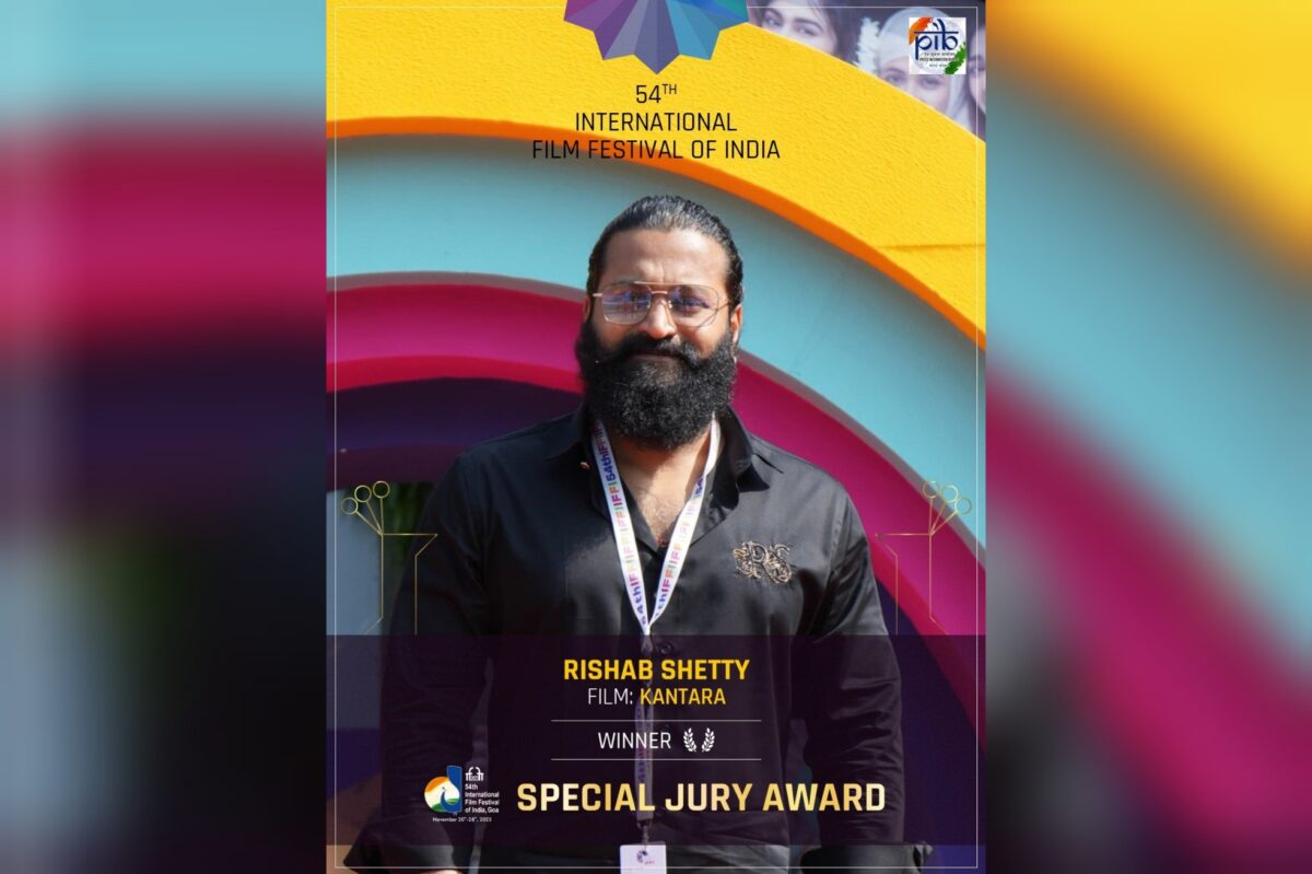 Rishab Shetty bags Special Jury Award at 54th IFFI