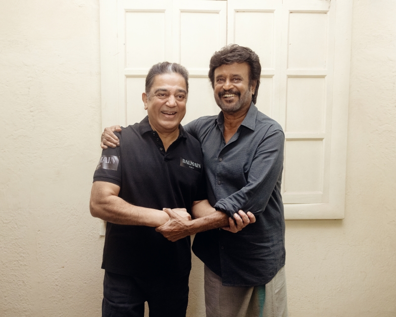 The actors met during the shoot of Indian 2 and Thalaivar 170
