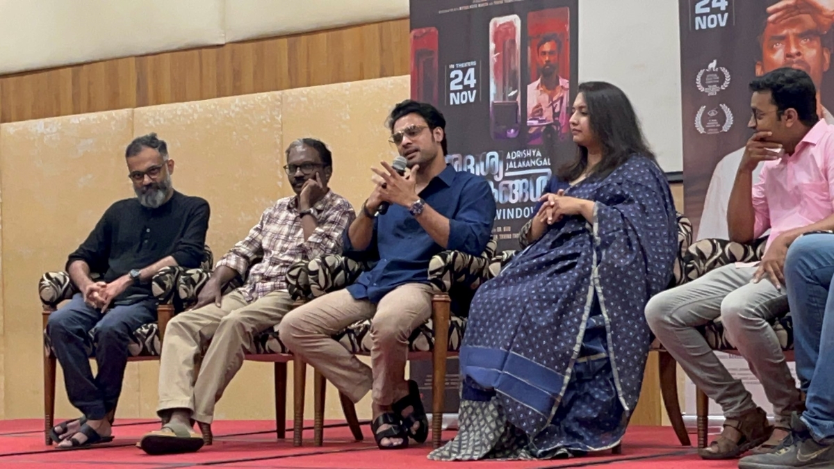 Tovino Thomas Dr Biju addressing media