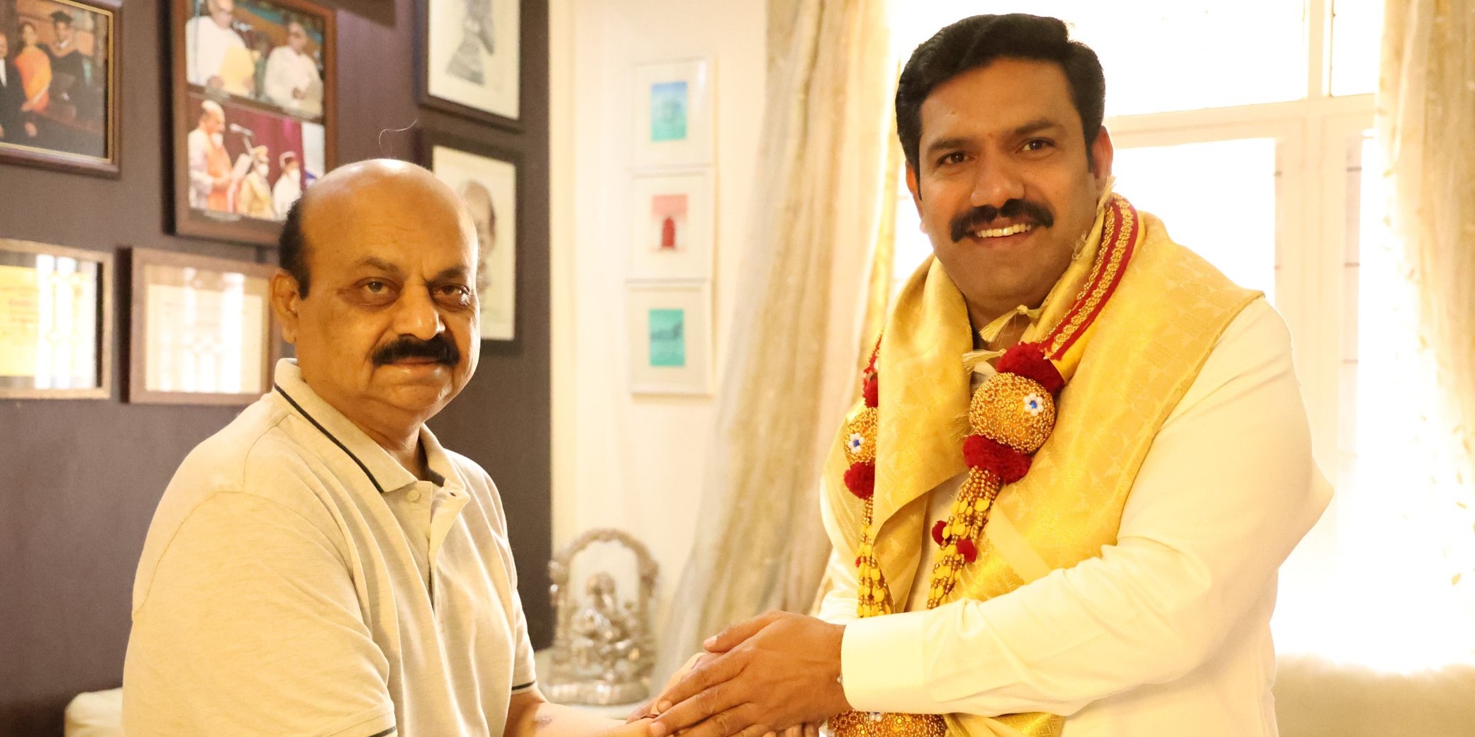 Vijayendra meeting Bommai