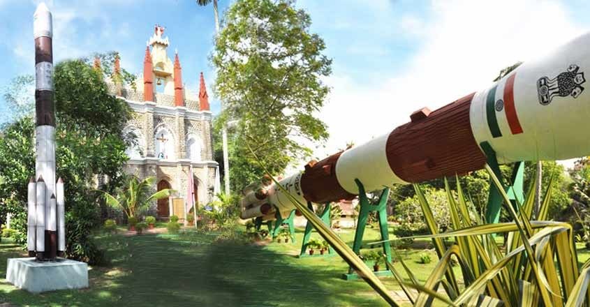 The Mary Magdalene church which became a part of the ISRO facilities in Thumba. (Supplied)