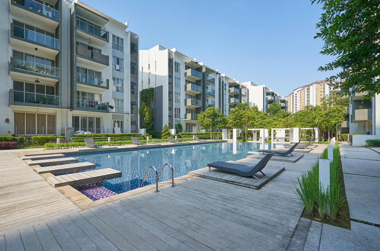 Apartment complex swimming pool. Representational image. (iStock)
