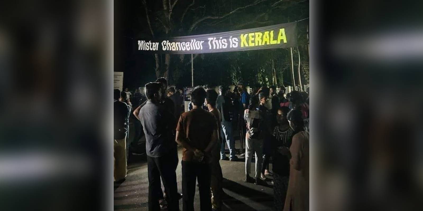 Banners at Calicut University