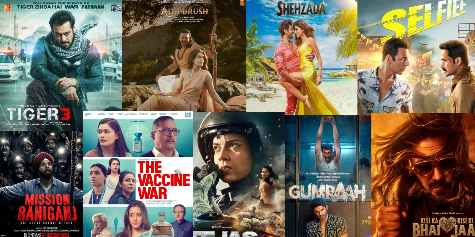 Bollywood duds 2023 Hindi films