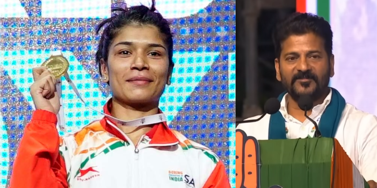 Boxer Nikhat Zareen was awarded ₹2 crore by Telangana CM Revanth Reddy. (Wikimedia Commons)