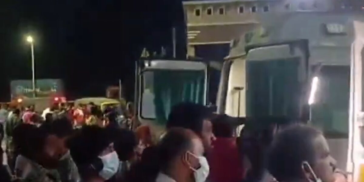 Gas Leak in Ennore, North Chennai. (Screengrab)