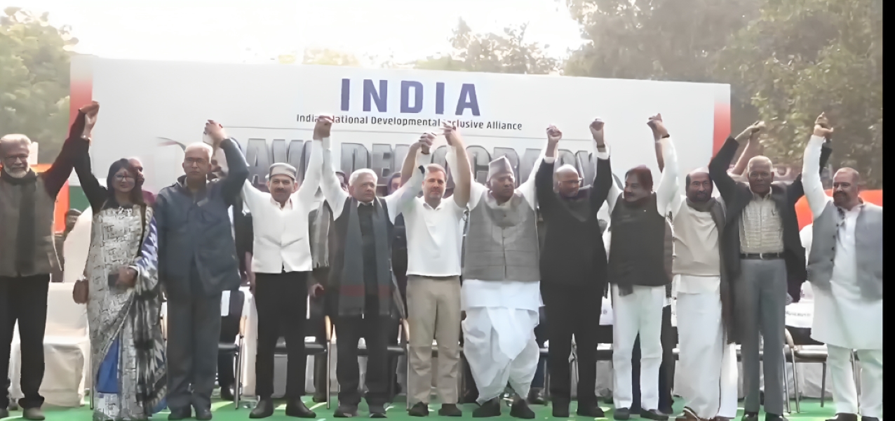 INDIA bloc protest