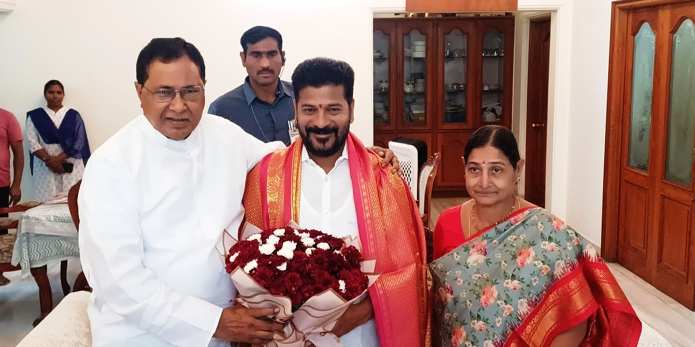 Jana Reddy with Revanth Reddy