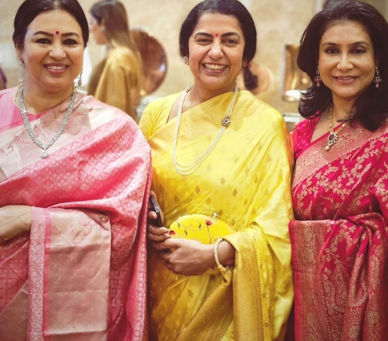 Lissy and Suhasini at wedding ceremony