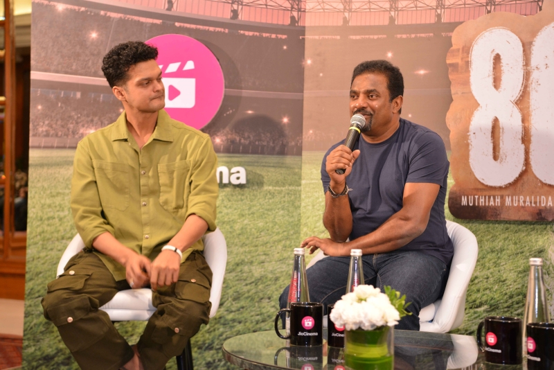 Muthiah Muralidaran at the 800 movie promotions