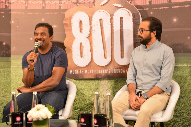 Muthiah Muralidaran with MS Sipathy