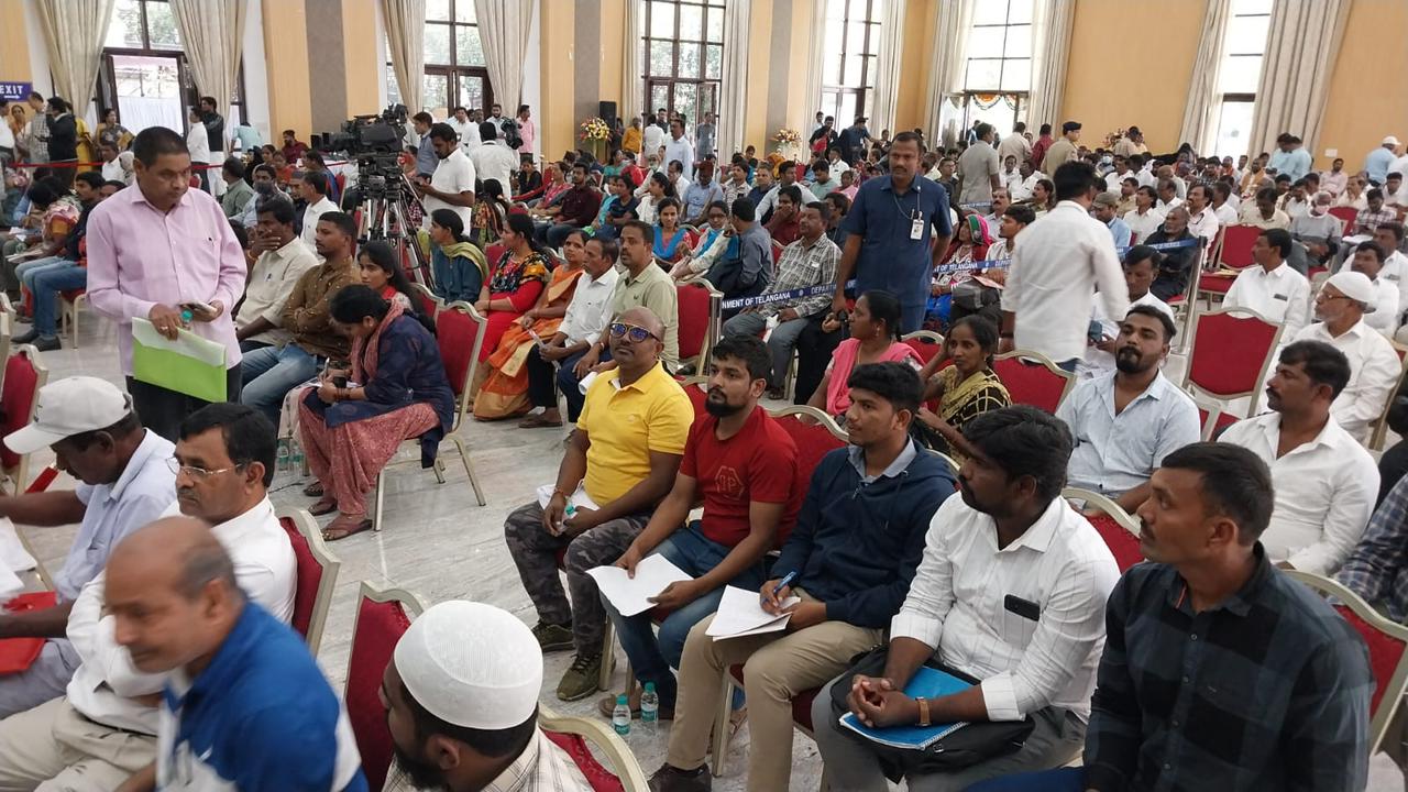 Seating arrangements were made in the first building, which former chief minister, the late YS Rajashekhara Reddy, used as his camp office. (Supplied)