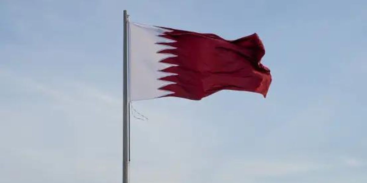 Qatar flag.