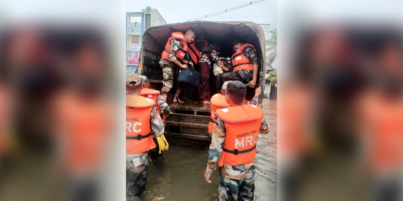 Relief operations in South Tamil Nadu