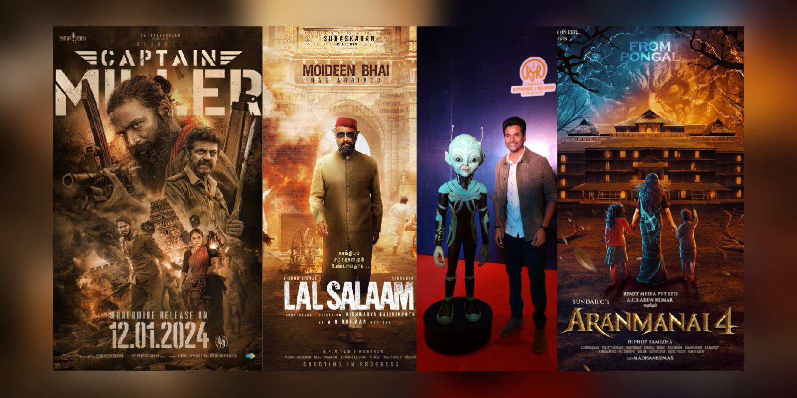 Tamil films releasing or Pongal in January 2024