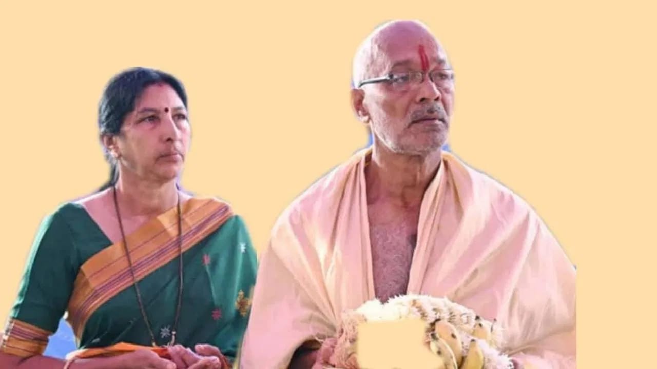 The deceased couple - Leeladhar Shetty (68) and Vasundhara L Shetty (59)