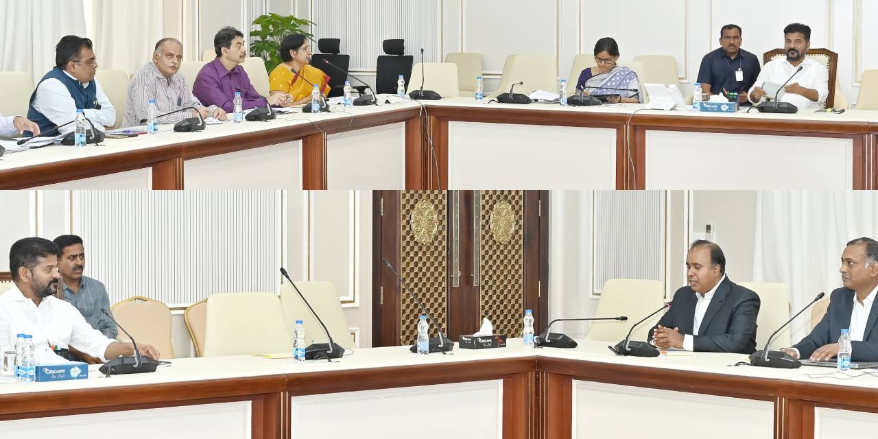 CM Revanth Reddy in a review meeting. (X)