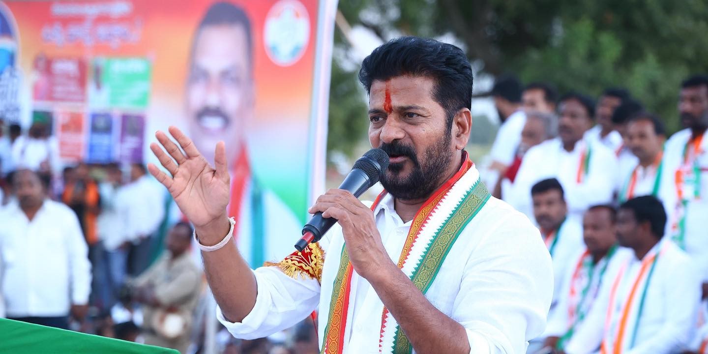 File photo pf would-be Telangana chief minister Revanth Reddy.