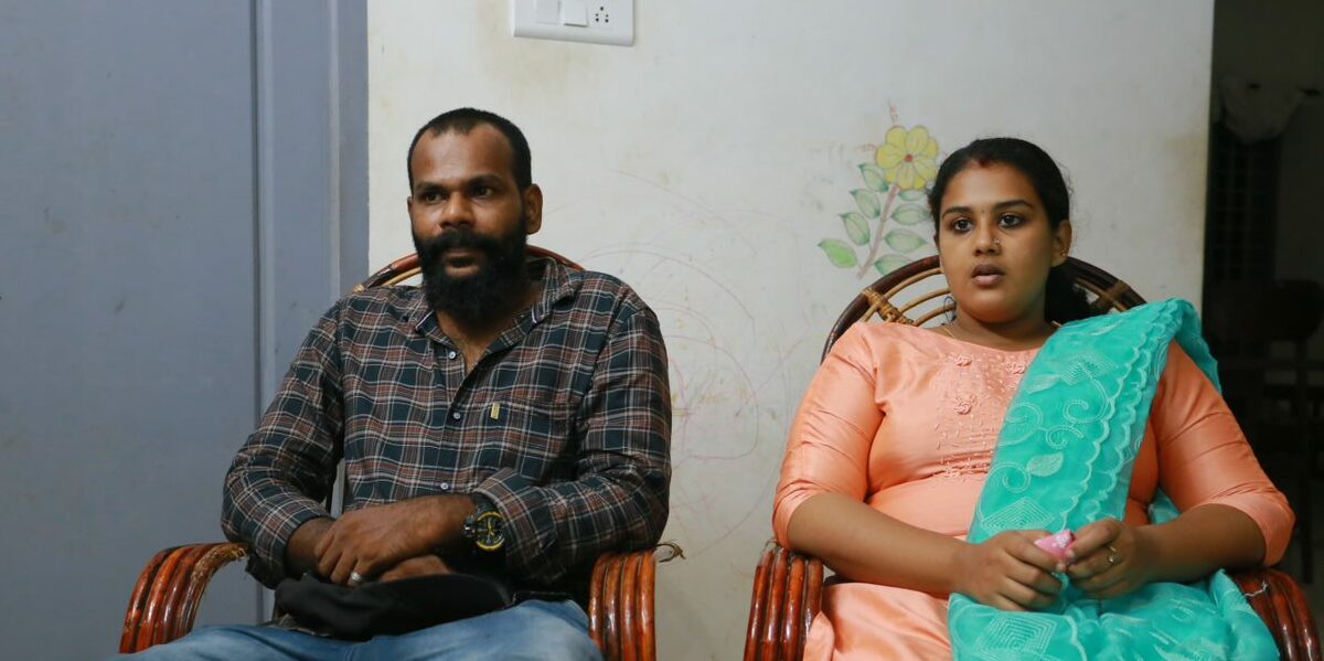 Anupama with her partner Ajith Kumar. Photo: K A Shaji