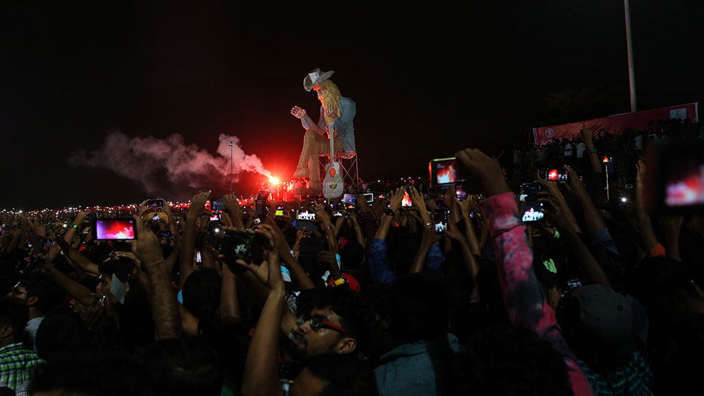 A view of the ongoing Cochin Carnival. Photo: Supplied.