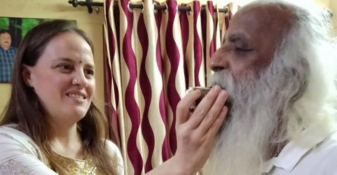 The yoga teacher and his Israeli wife. (Sourced)