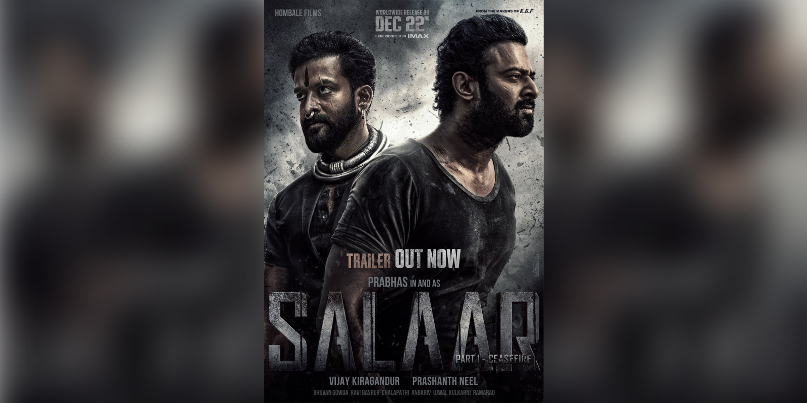 prabhas Salaar trailer out