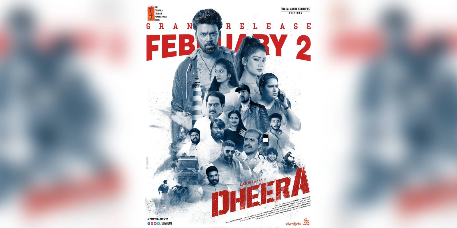 A poster of Laksh Chadalavada's Dheera