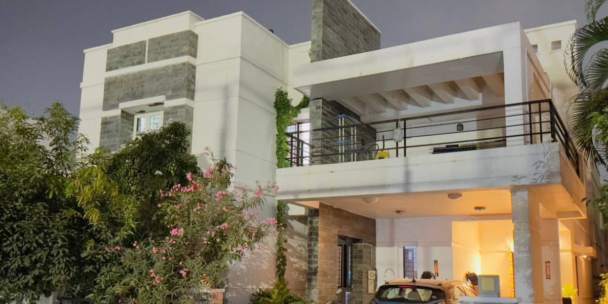 Balakrishna’s residence in Puppalaguda in Manikonda of Rangareddy district. (Supplied)