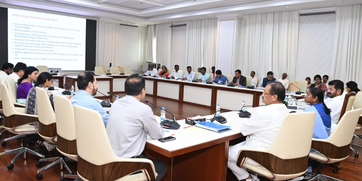 CM Revanth Reddy at the review meeting. (X)