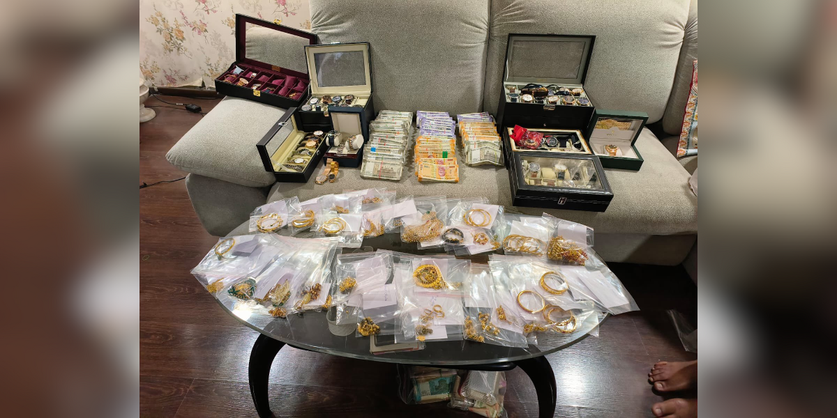 Assets collected during ACB's investigation into Shiva Balakrishna. (Sourced)