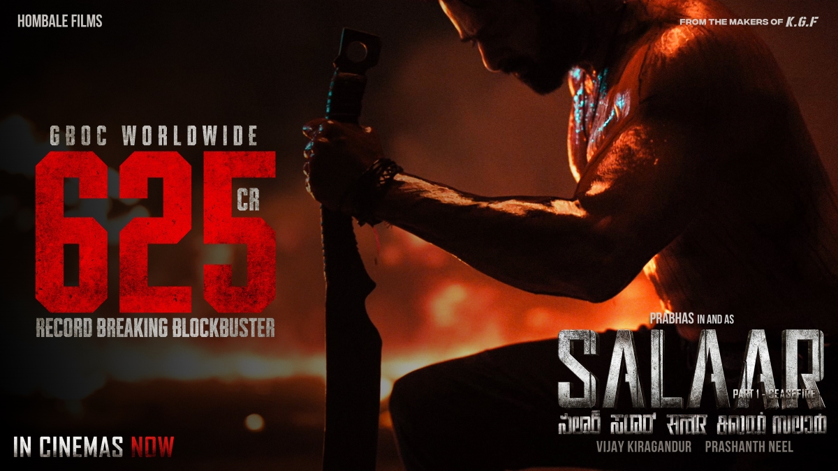 Prabhas' Salaar grossed over ₹600 crore thus far