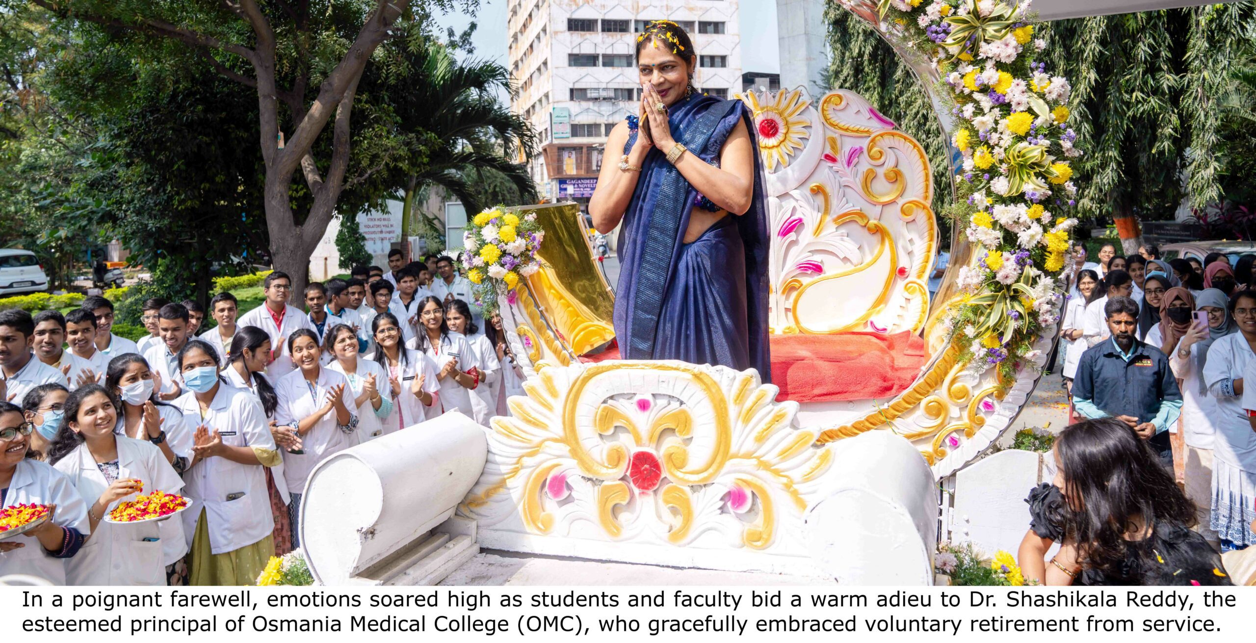 Osmania Medical College principal Dr Shashikala Reddy takes voluntary retirement to involve in charity work