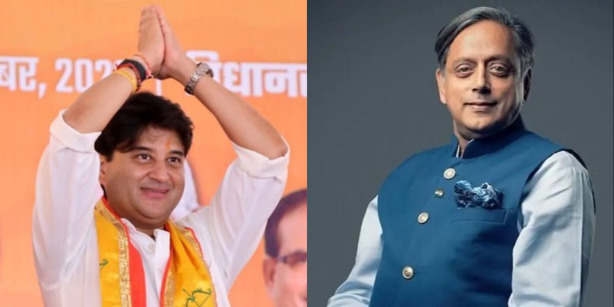 Tharoor Scindia flight delay