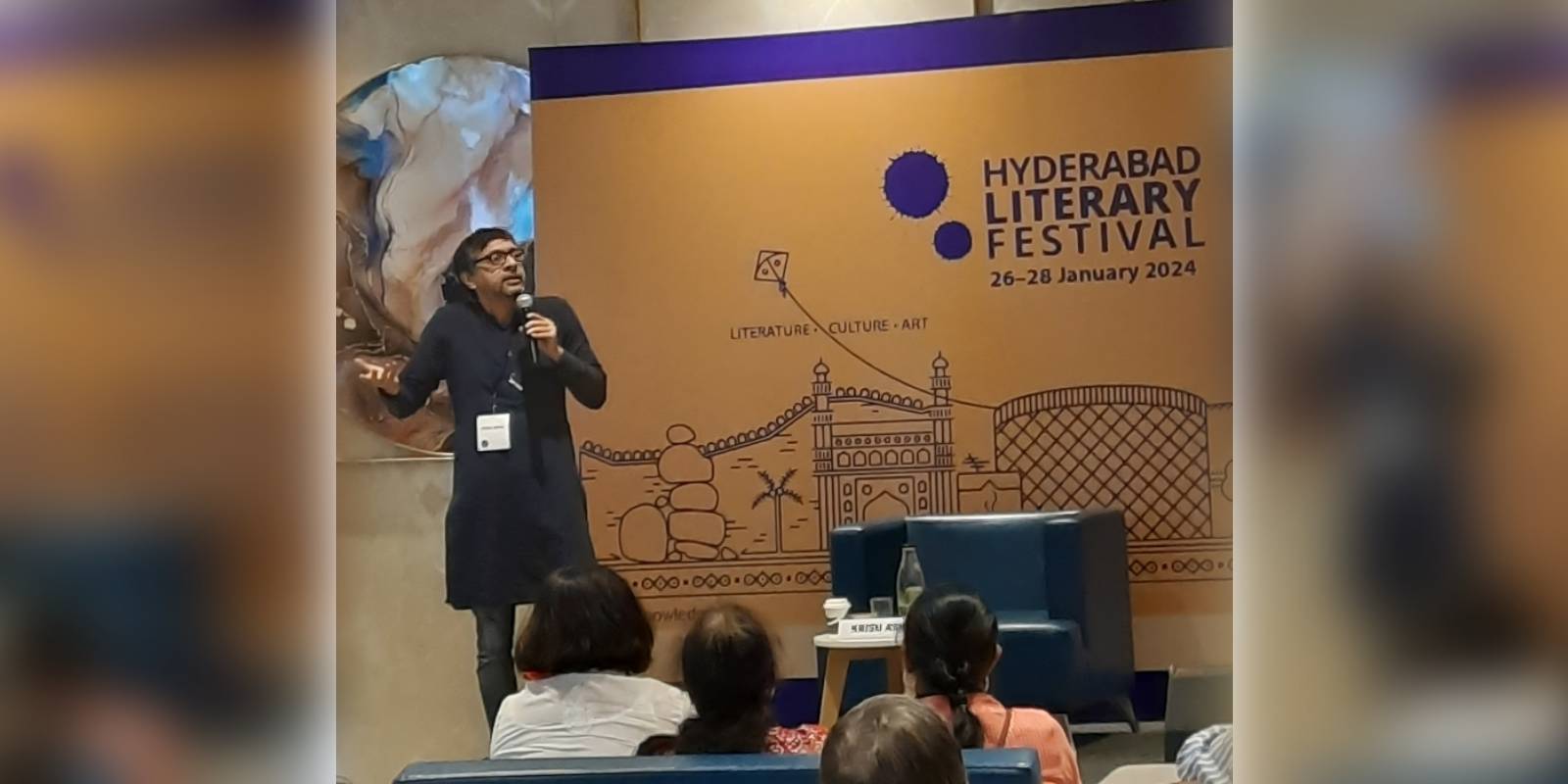 Krish Ashok at the HLF