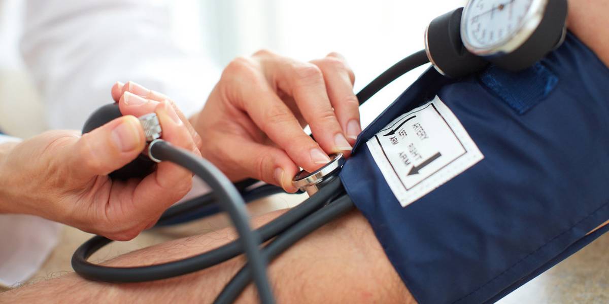 High blood pressure.
