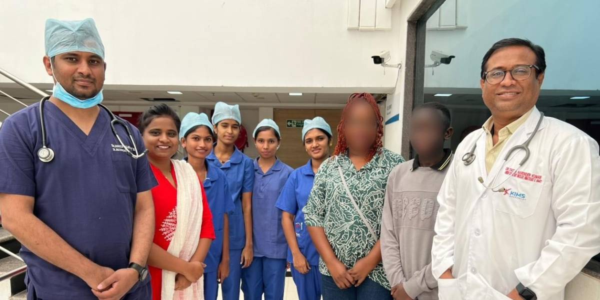 The boy's severe sickle cell anemia had cast a shadow over his daily life, with joint pains, haemoglobin depletion, and severe weakness. (Supplied)