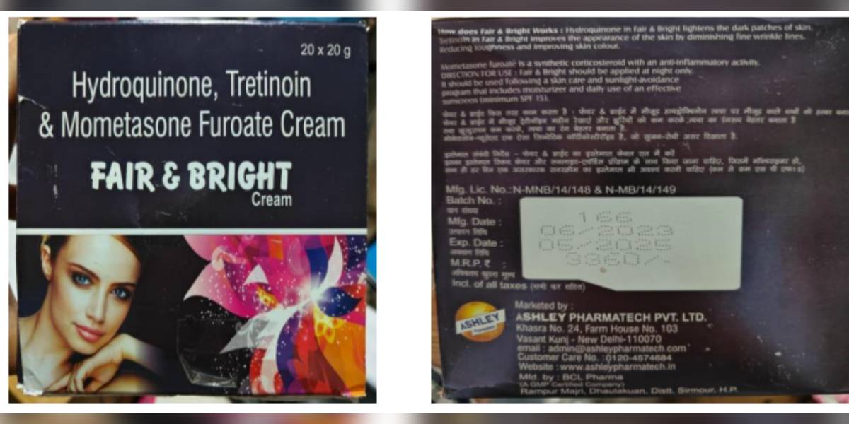 Telangana Drugs Control seizes ‘Fair & Bright’ cream that claims to lighten skin colour