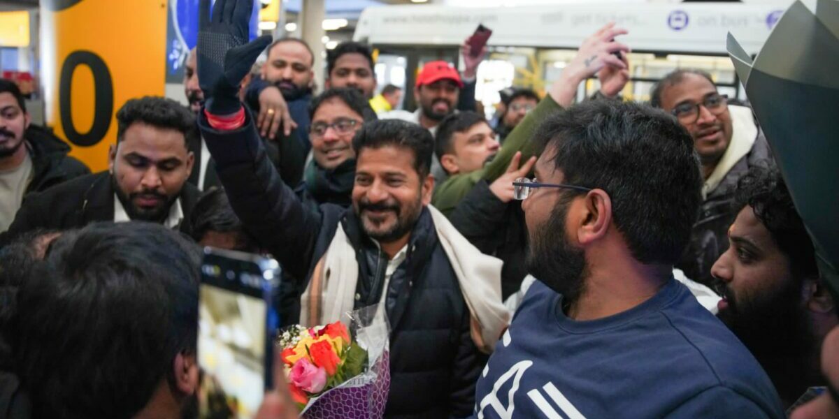 Revanth Reddy in London