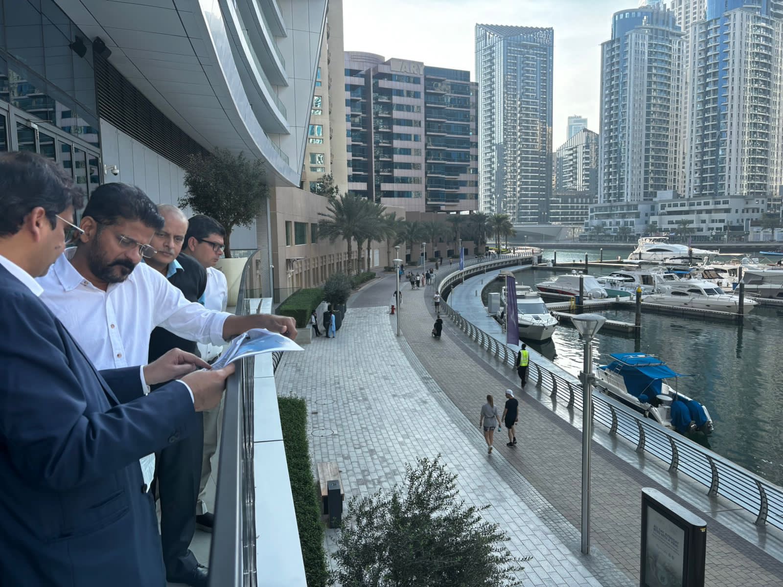 Revanth Reddy Dubai waterfront