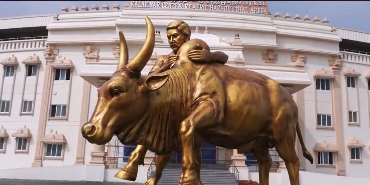 The Jallikattu arena inaugurated by MK Stalin