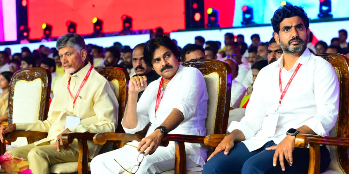 Chandrababu, Pawan Kalyan, and Nara Lokesh. (Supplied)