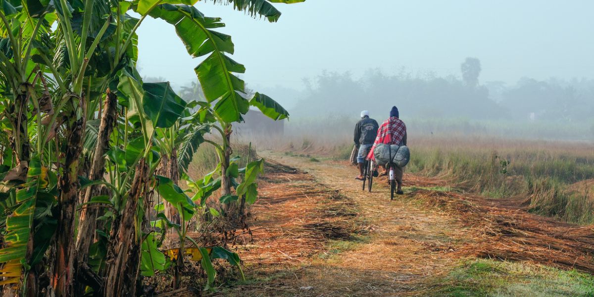 Arunachalam said he was able to pedal through various states before reaching Uttar Pradesh and arriving at the Kanchi Mutt in Varanasi.