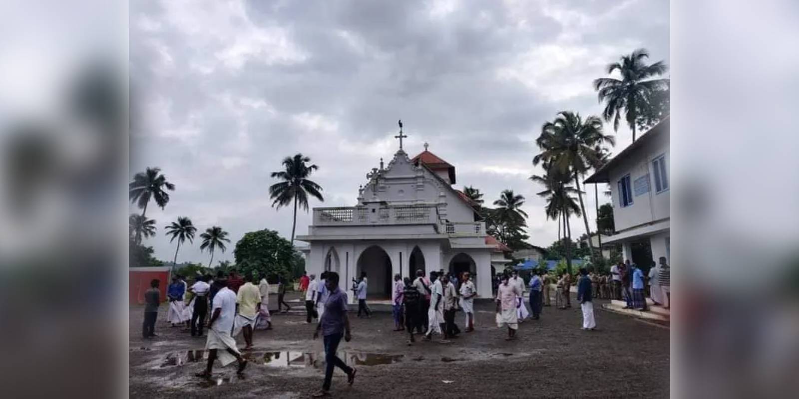 A disputed parish at Kothamangalam in Ernakulam. (Supplied)