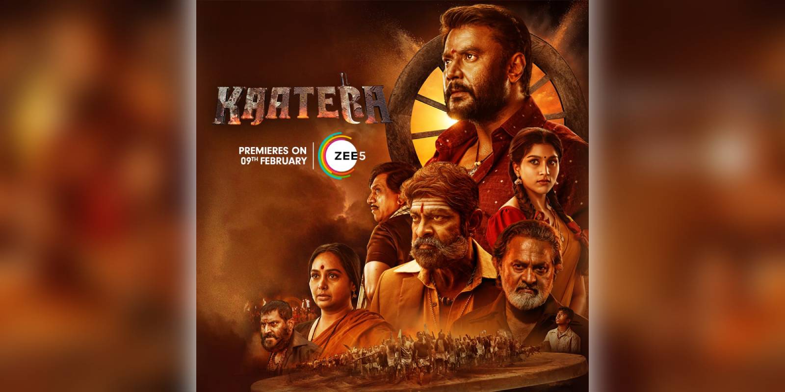 Darshan's Kaatera will hit Zee5 on 9 February