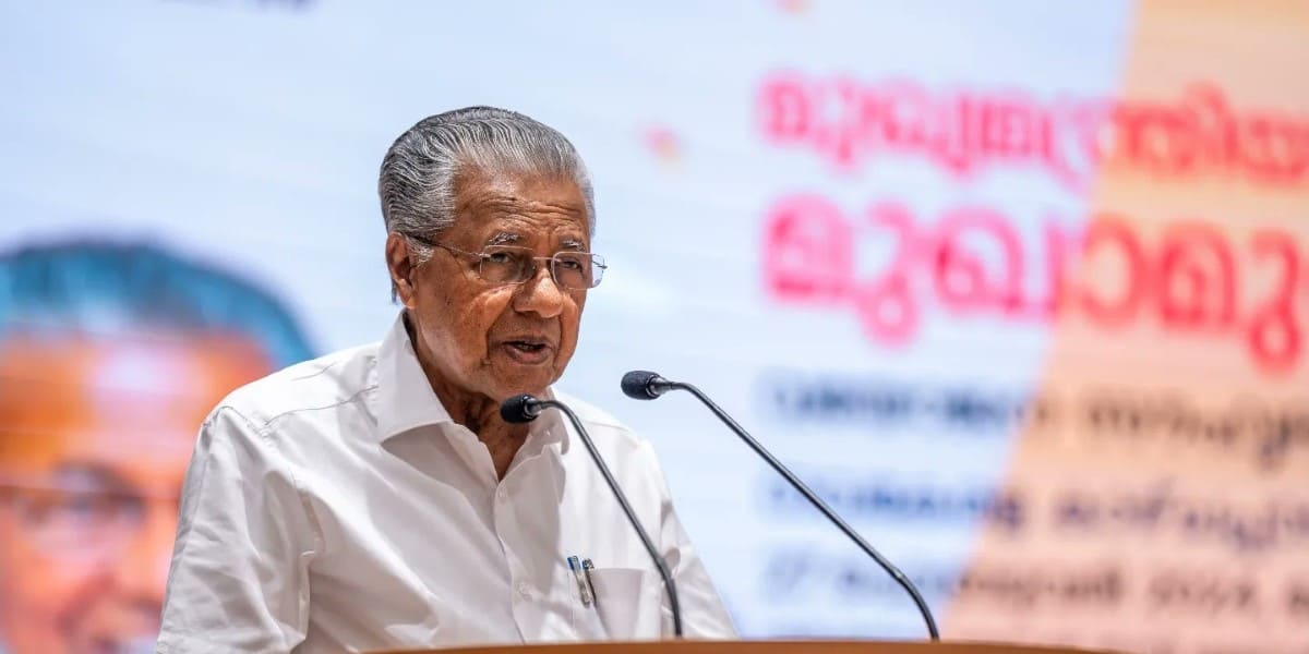 CM Vijayan interacting with the elderly