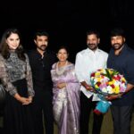 Cm Revanth Reddy with Chiranjeevi's family