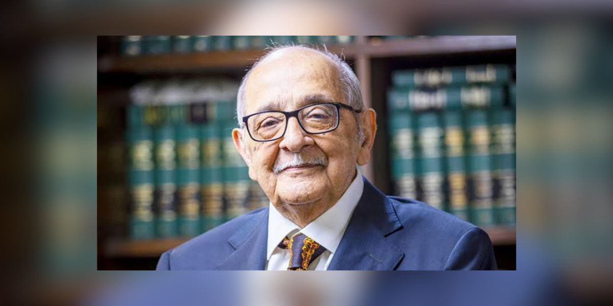 Fali S Nariman. (X)