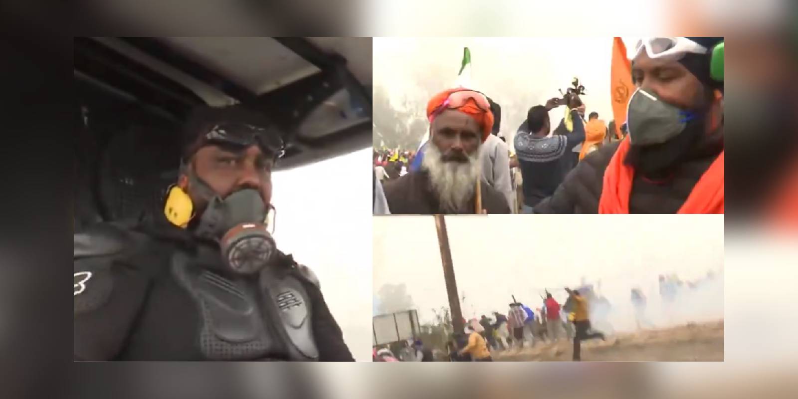 Farmers protest