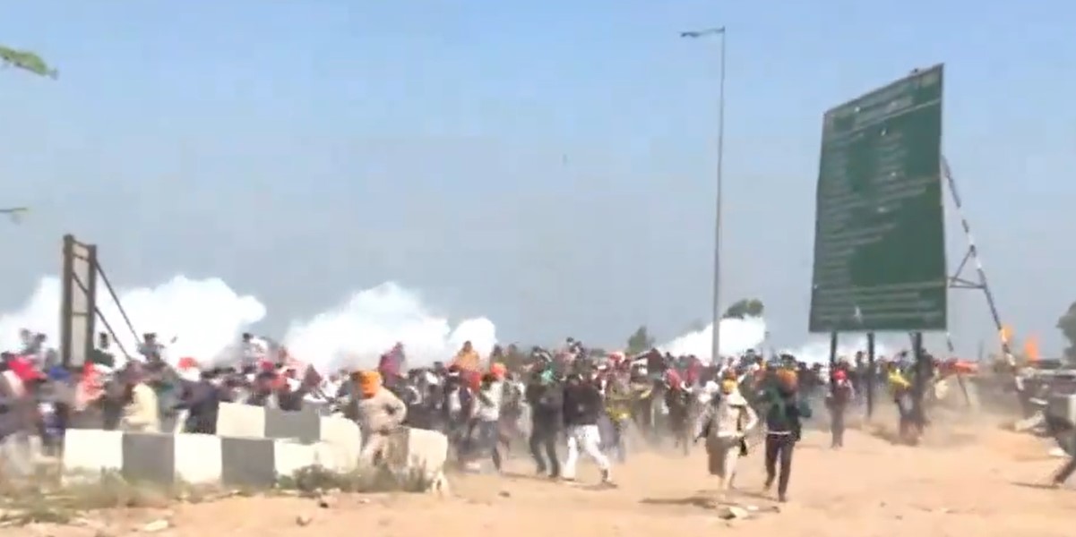 Farmers protest