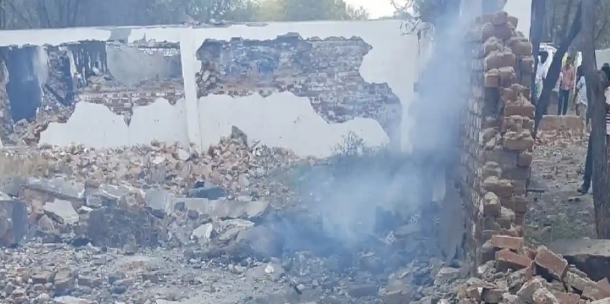 Fire accident site